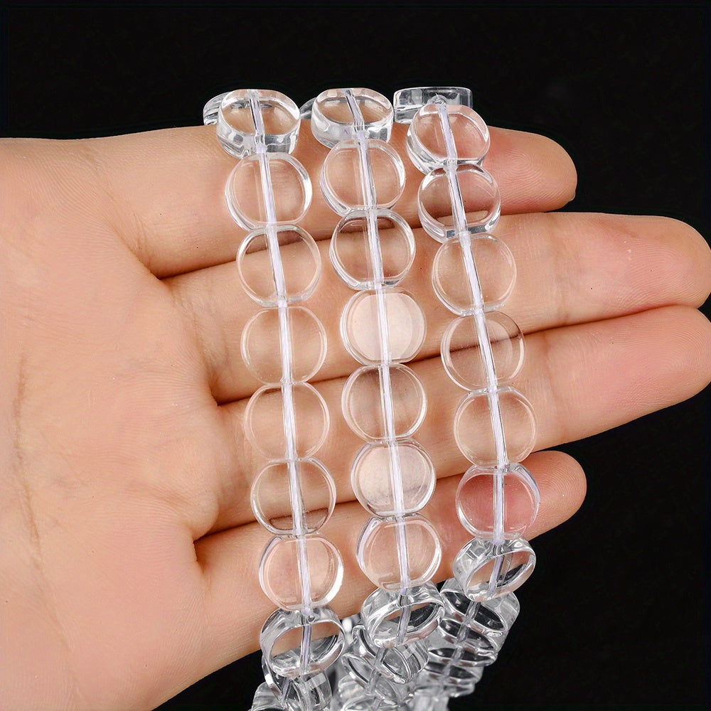 Transparent Crystal Round Beads