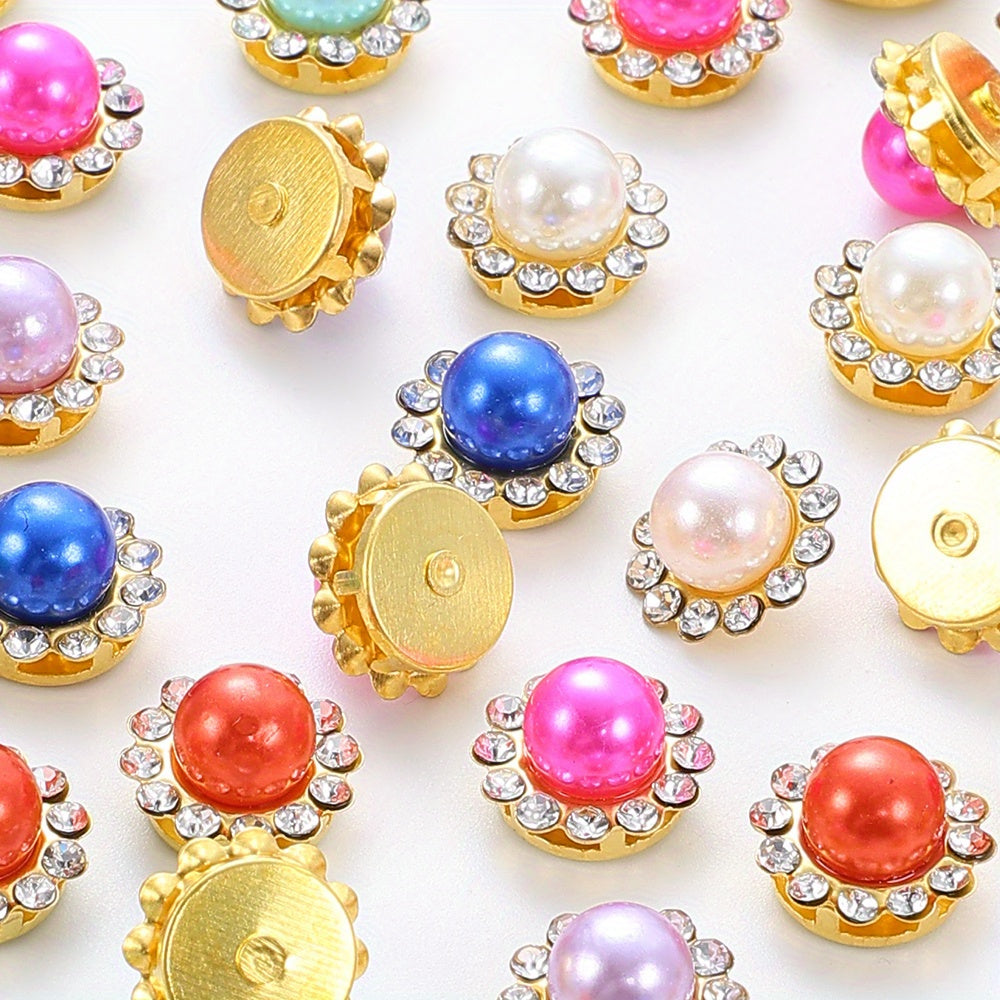 Acrylic Diamond Imitation Pearl Patches