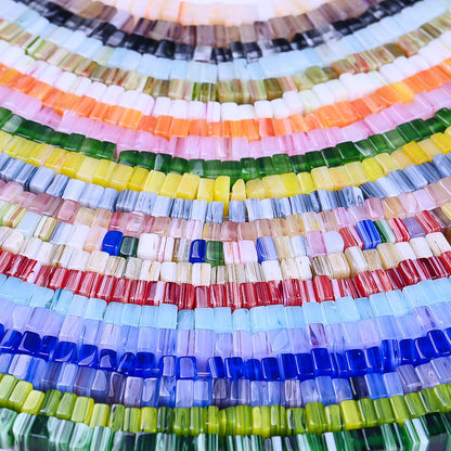 Square Natural Stone Beads