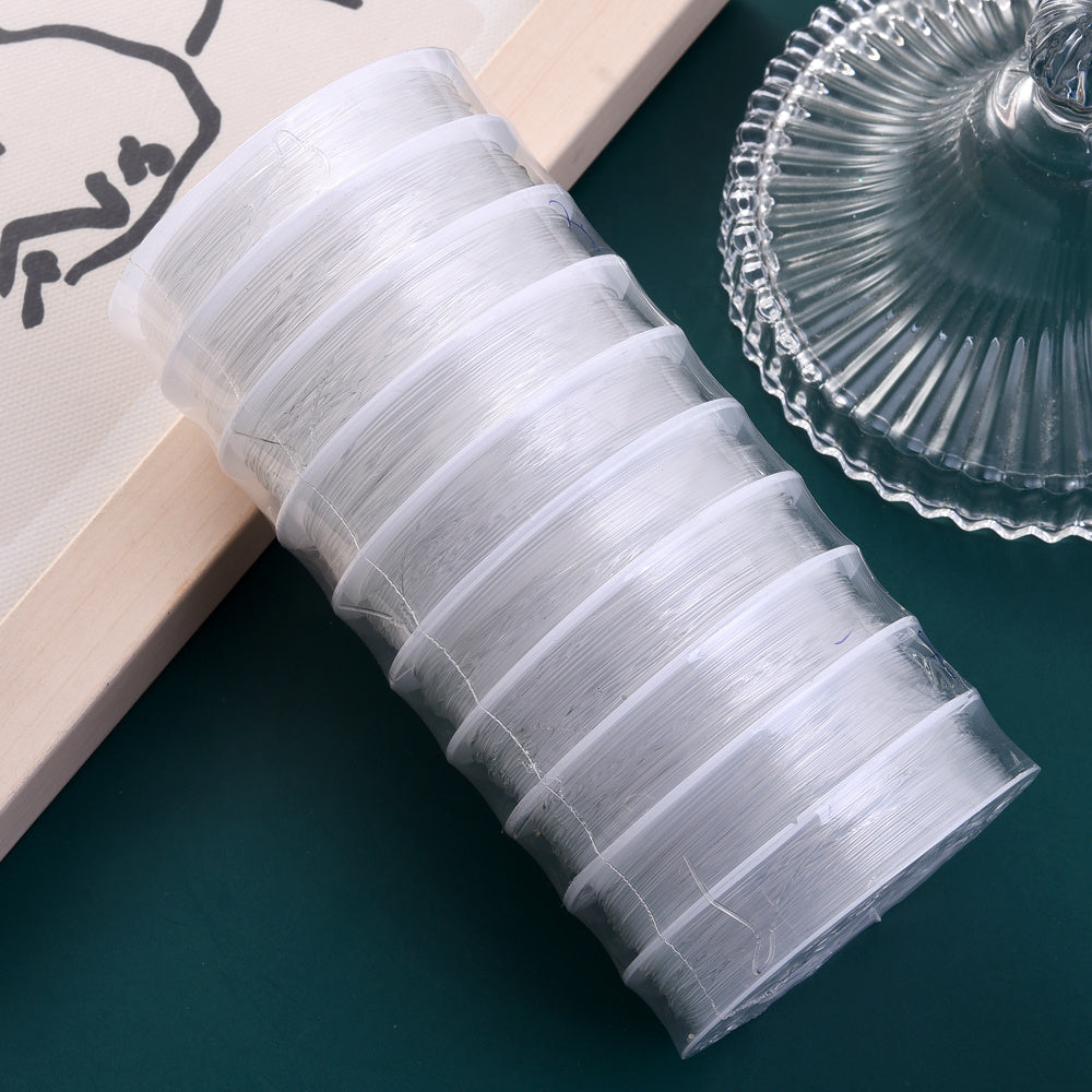 0.4-1.2 mm Clear Crystal Beading Thread