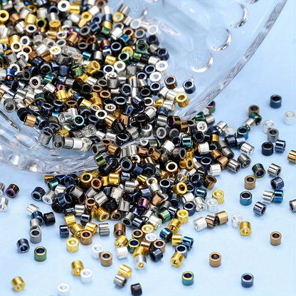 Antique Metal Plated Rice Beads