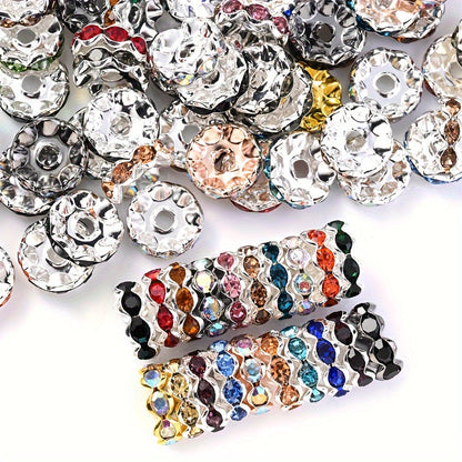 Alloy Wave Edge Spacer Beads