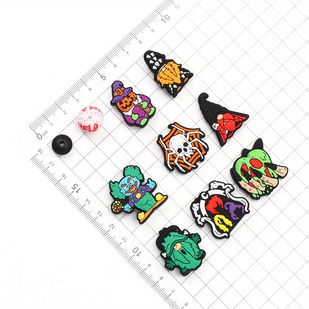 72-Piece Halloween Silicone Bead Set