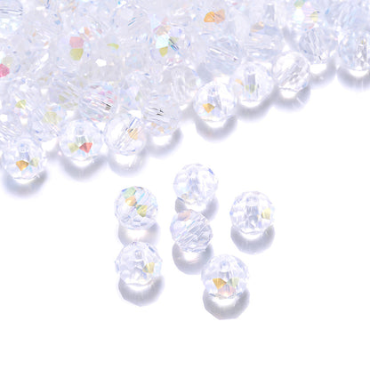 10mm Colored Cylindrical Glass Spacer Beads