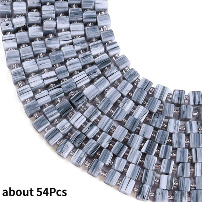 Square Natural Stone Beads