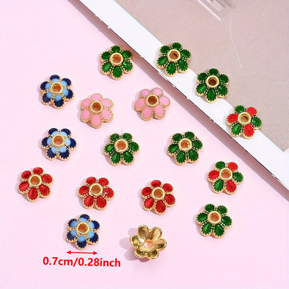Vintage Alloy Flower Spacer Beads