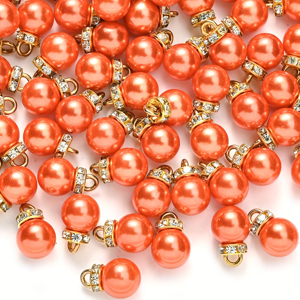 10x14 mm Christmas Acrylic Rhinestone Pendant Charms