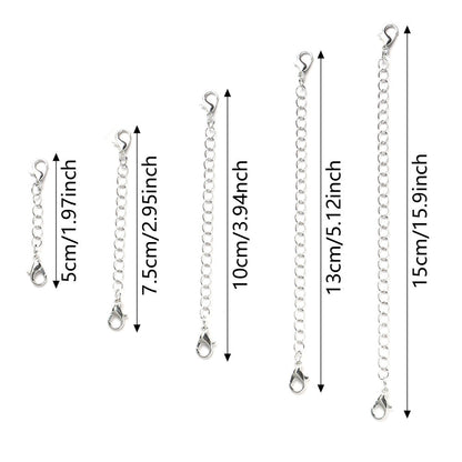 Gold White K Lobster Clasp Chains