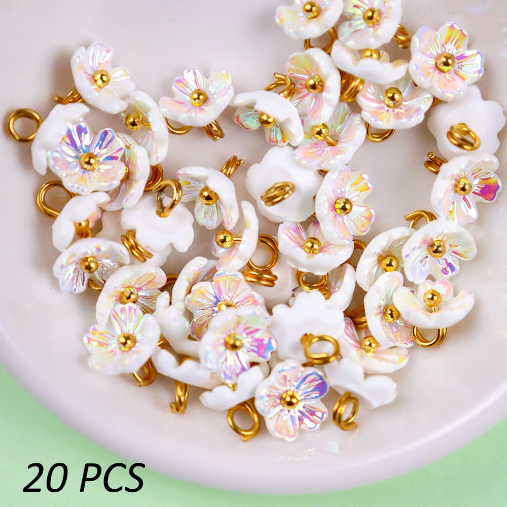 AB Resin Lily of The Valley Charms
