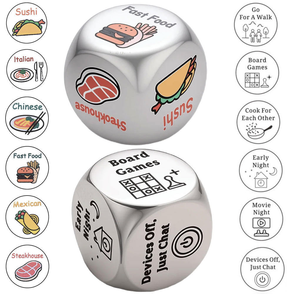 Couples Decision Dice Set