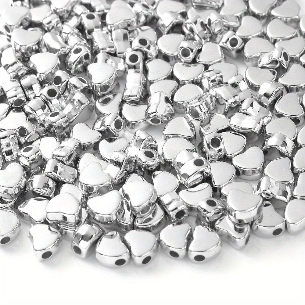 Gold & Silver Love CCB Beads