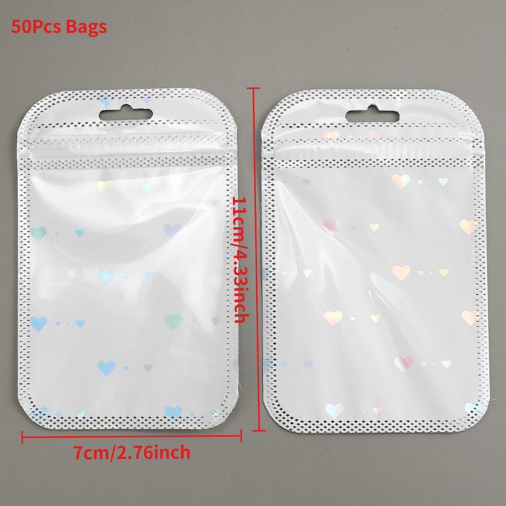 Keychain and Jewelry OPP Packaging Card Set
