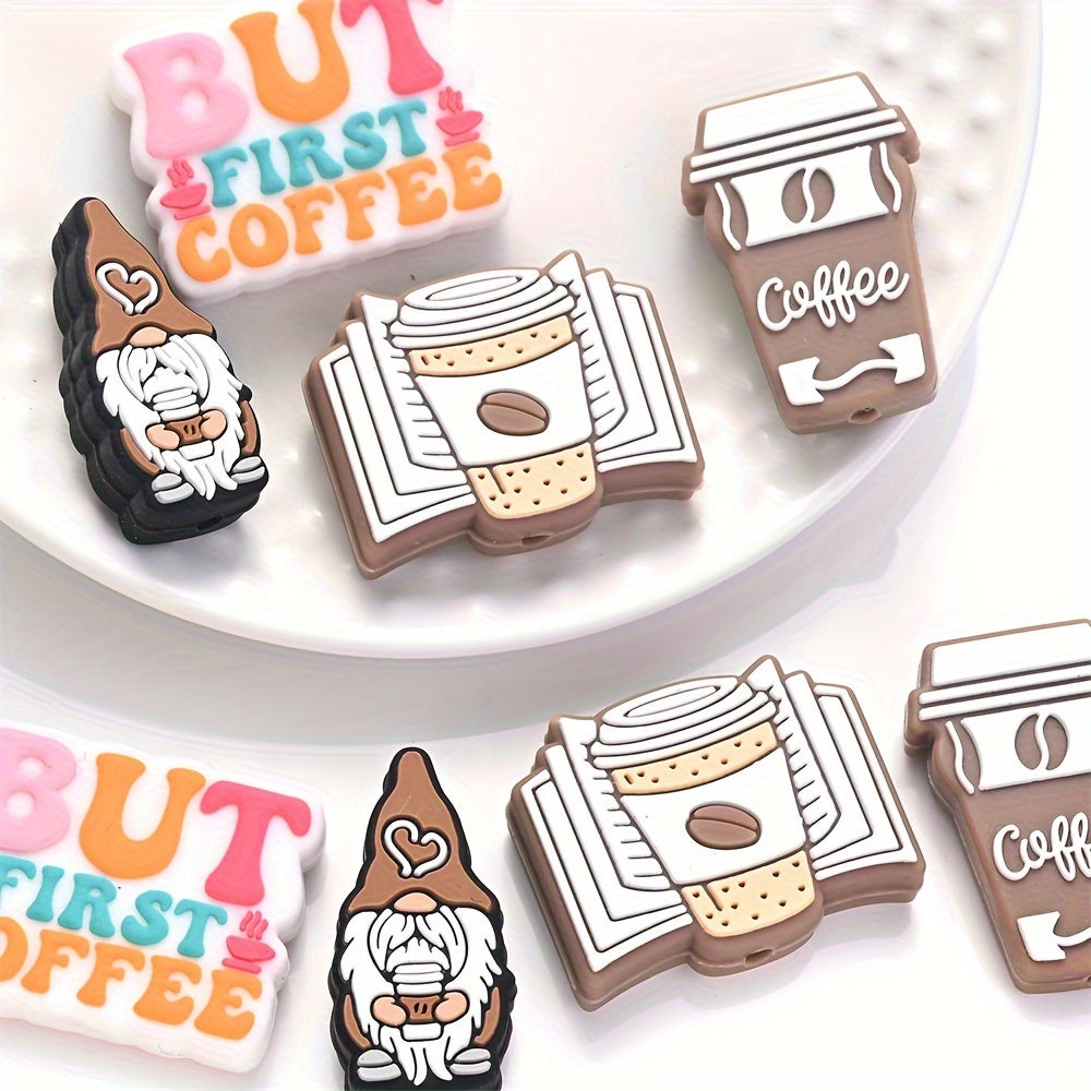 Coffee Gnome Silicone Bead