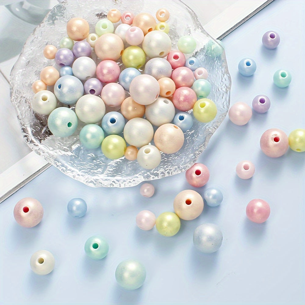 Macaron Acrylic Round Beads
