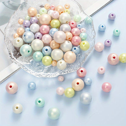 Macaron Acrylic Round Beads