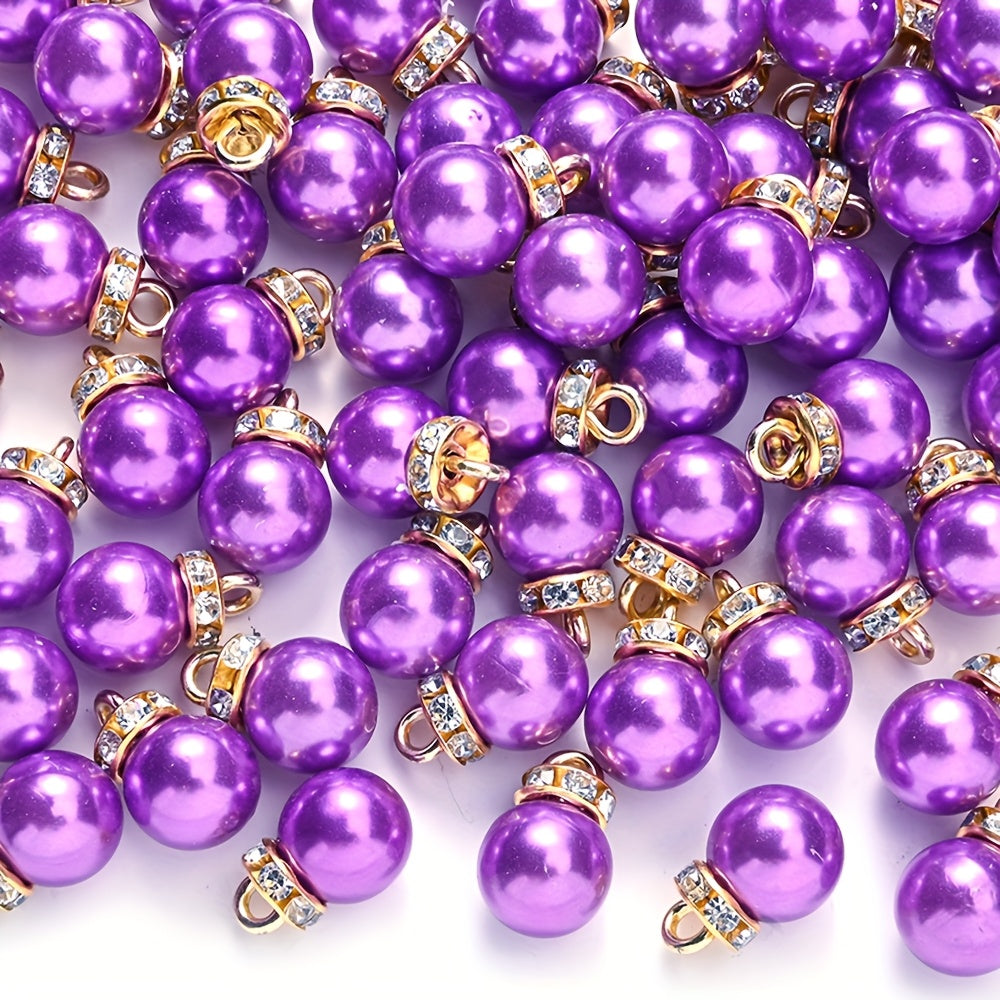10x14 mm Christmas Acrylic Rhinestone Pendant Charms