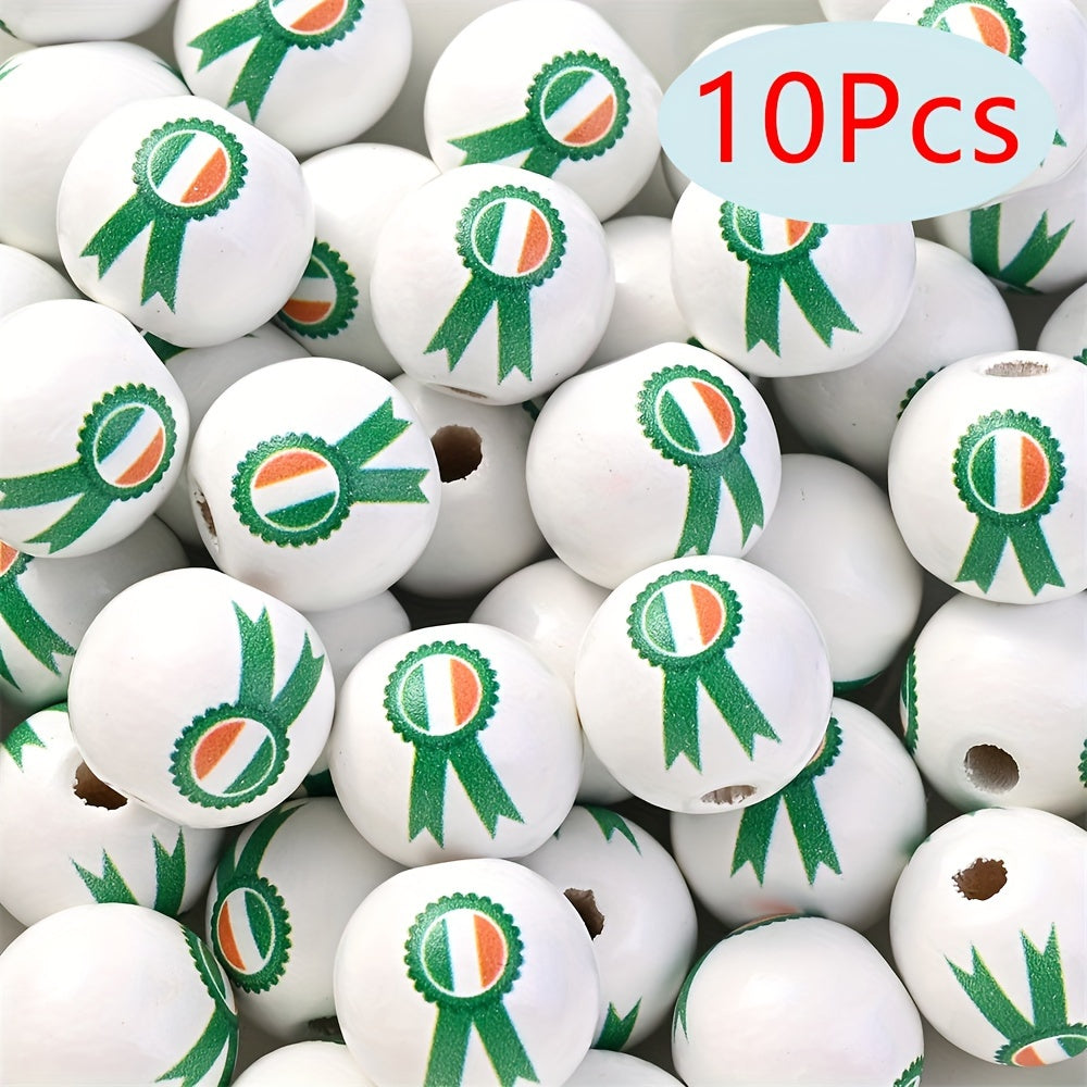 St. Patrick’s Day Wooden Beads