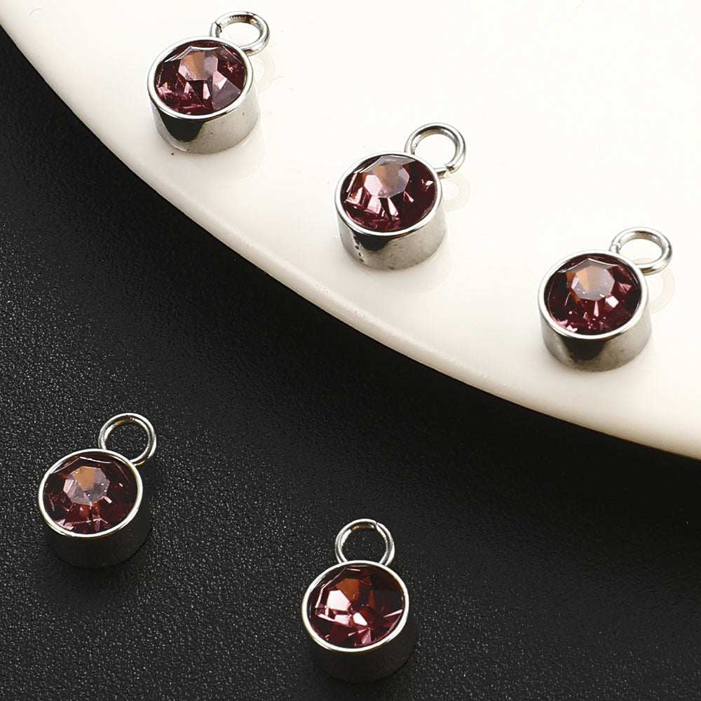 Birthstone Alloy Pendants