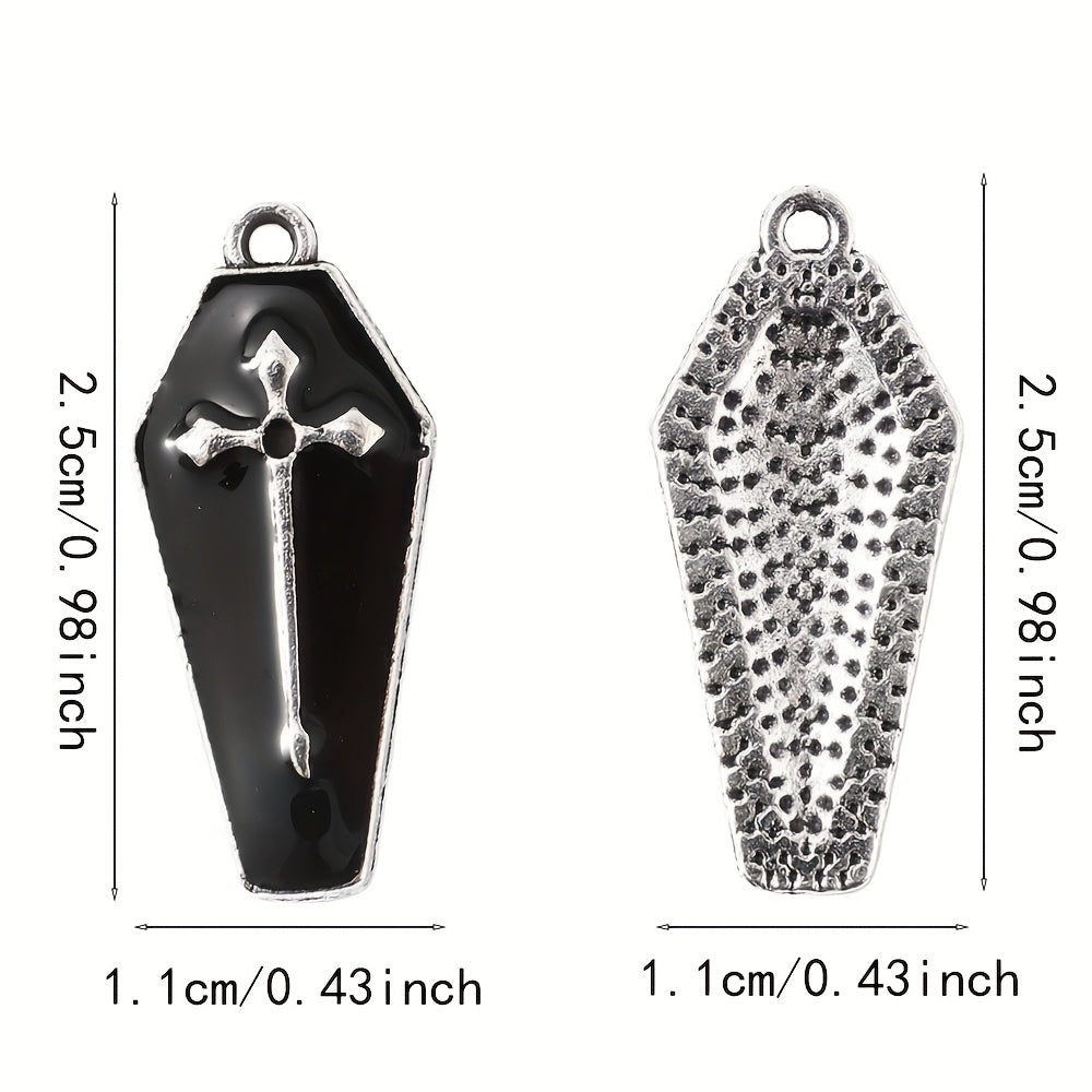 Halloween Coffin Alloy Charms