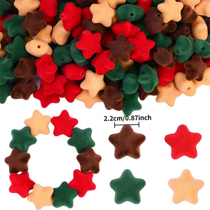 Velvet Star Focal Beads