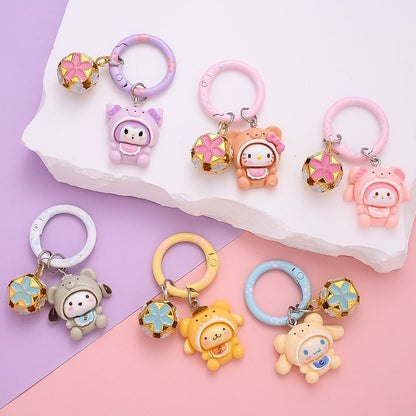 Cute Bell Keychain Charms