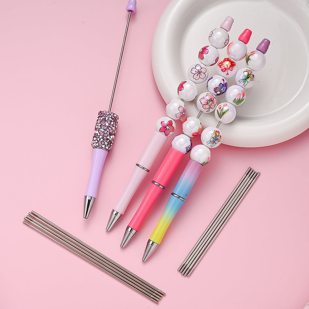 10-Piece DIY Bead Pen Threading Rod Set