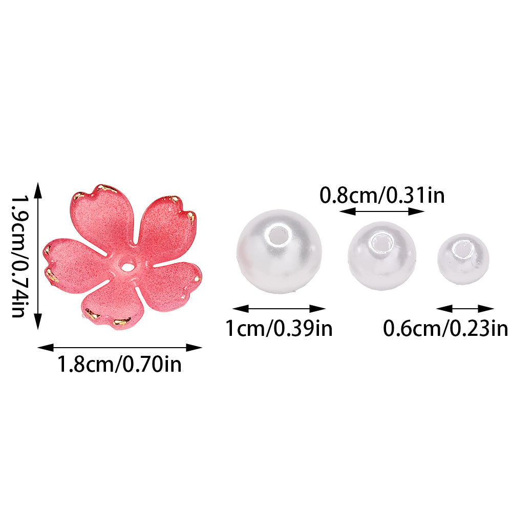 Cherry Blossom Acrylic Bead DIY Kit