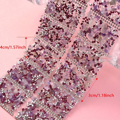 14PCS 40×30mm Self-Adhesive Decorative Gravel Embellishment Set