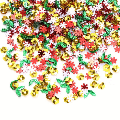 Christmas Theme Mini Sequin Beads