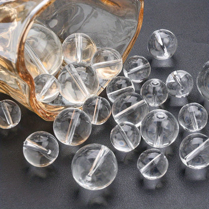 Clear Round Glass Beads