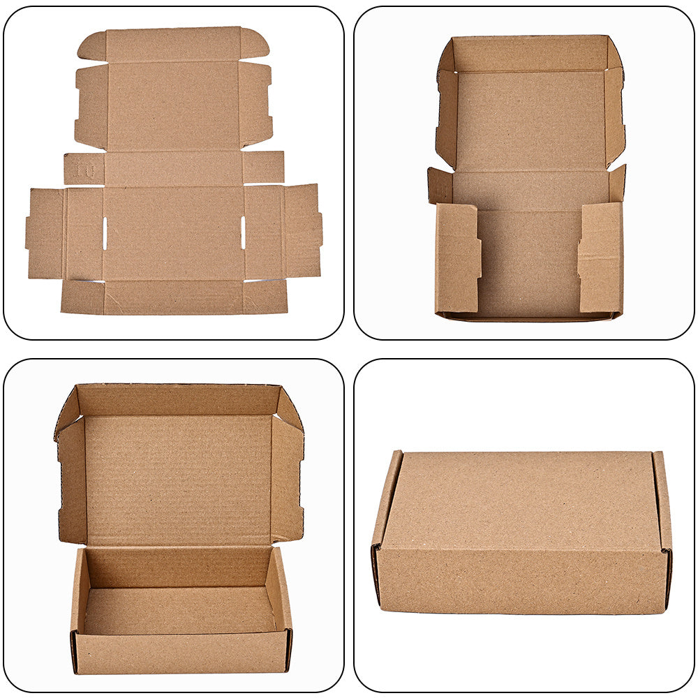 3-Size Corrugated Cardboard Shipping Boxes