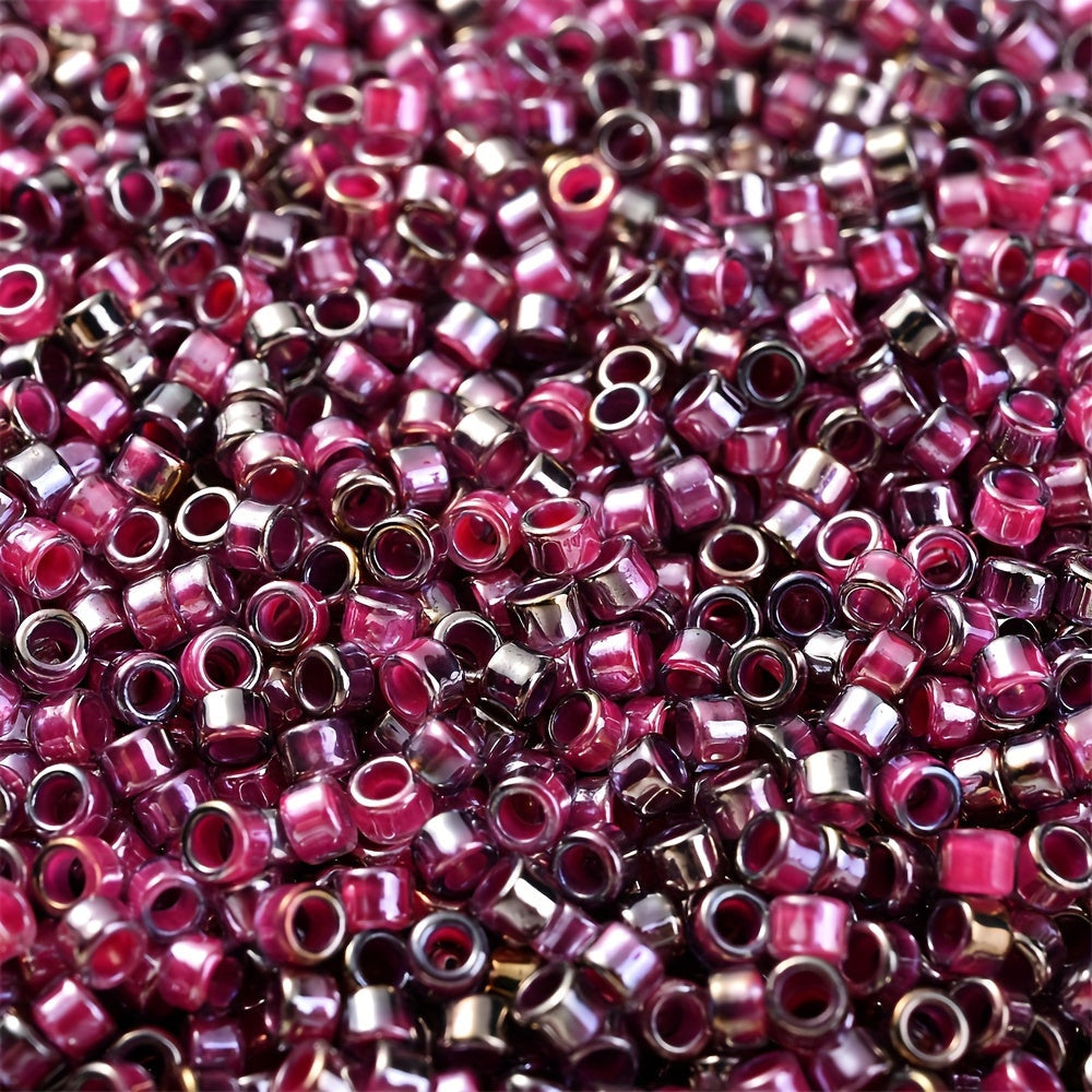 15g 2mm Gradient Tube Glass Bead Set