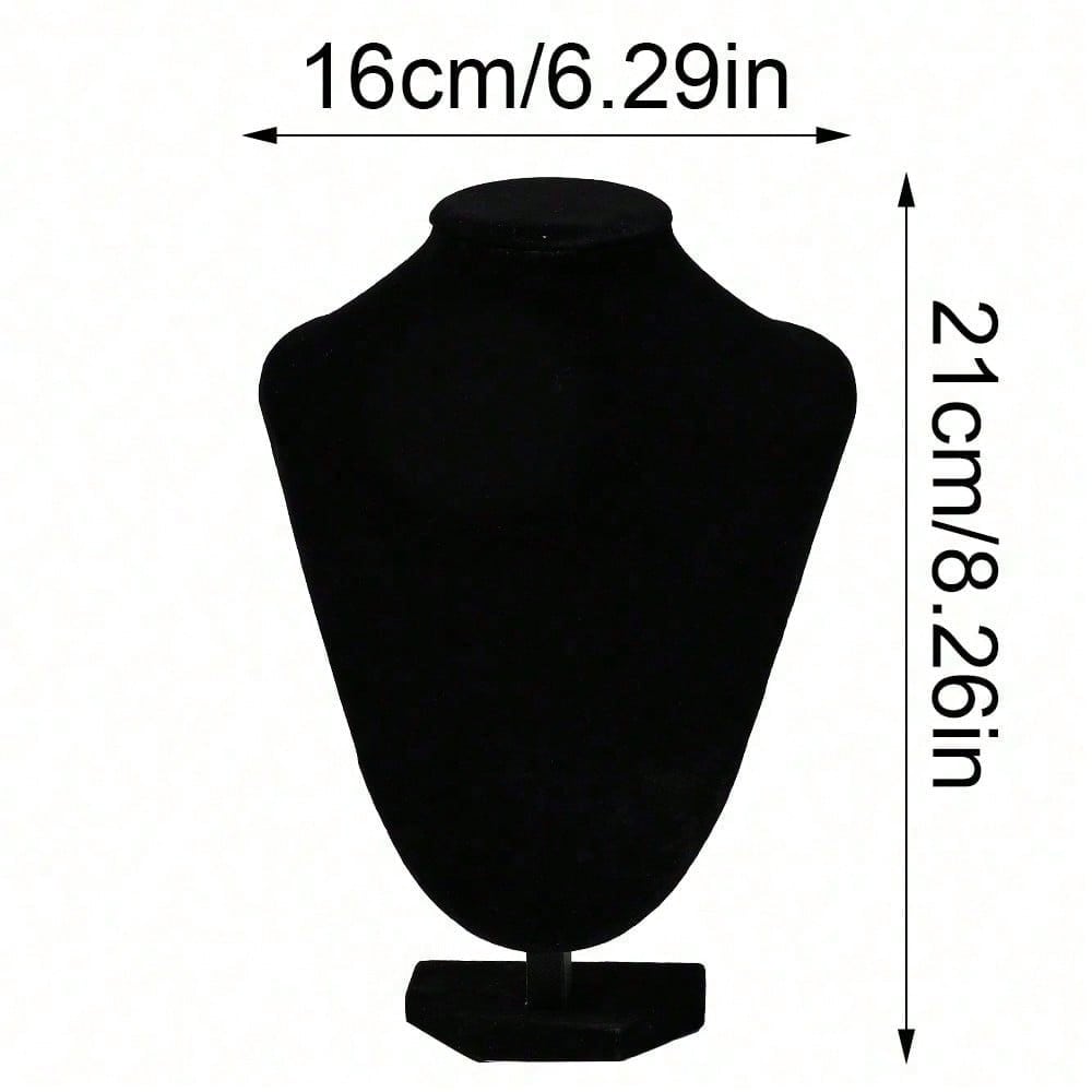 Black Velvet Necklace Display Stand