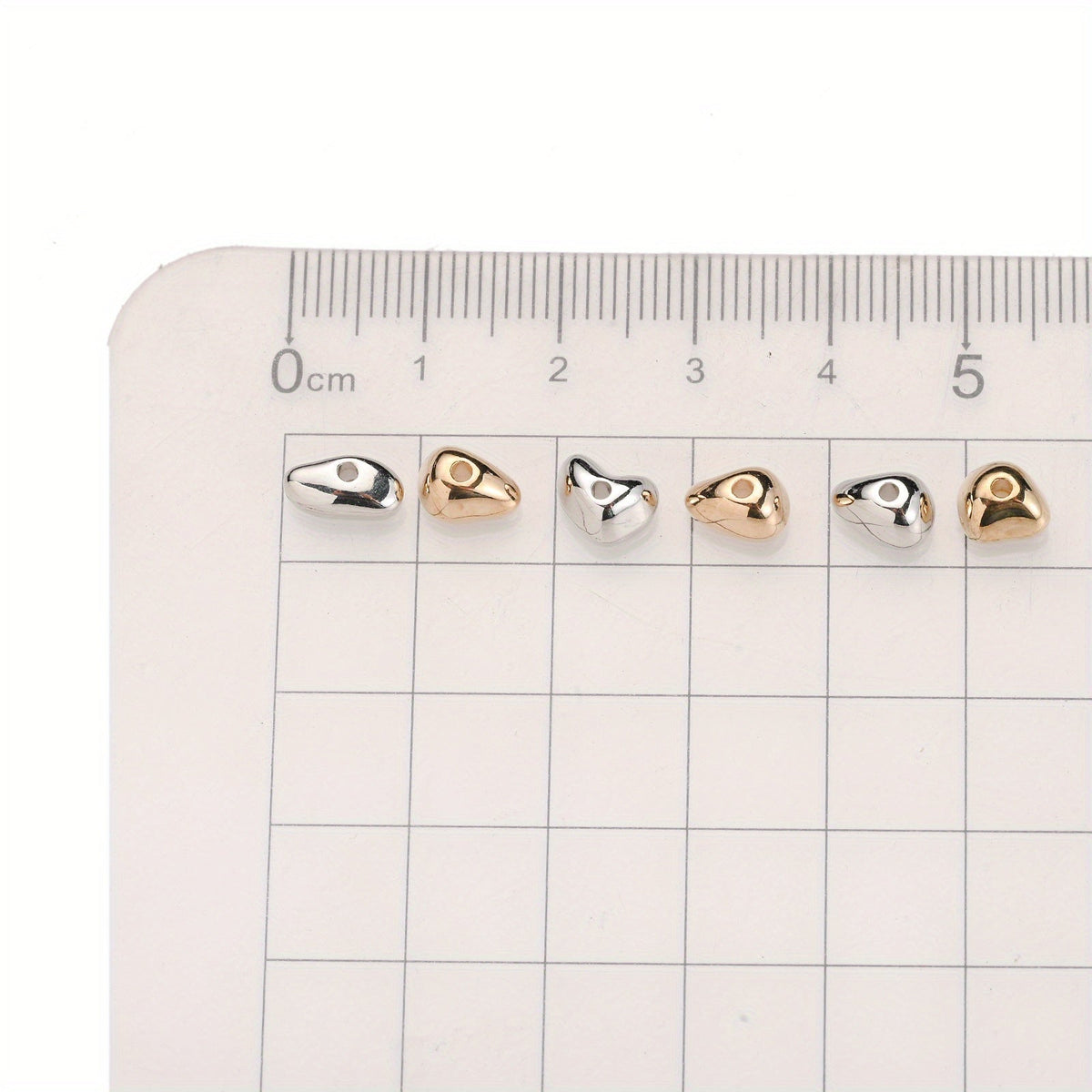 600pcs CCB Plastic Beads Mixed Irregular Shape Spacer Loose Beads