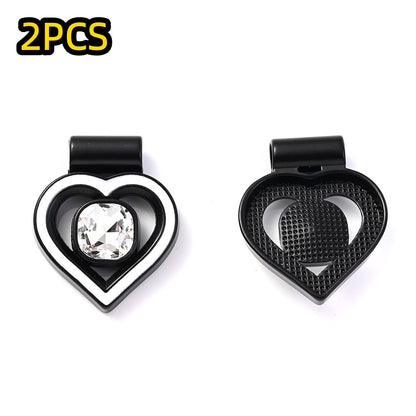 Heart Rhinestone Pendant Set