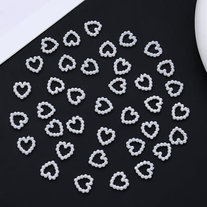 Love Acrylic Pearl Beads