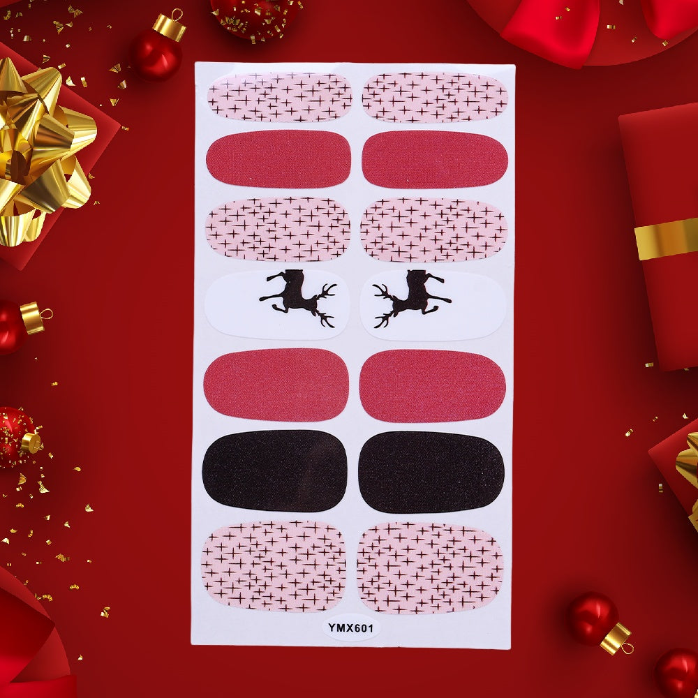 1 Sheet Christmas Nail Wrap Stickers