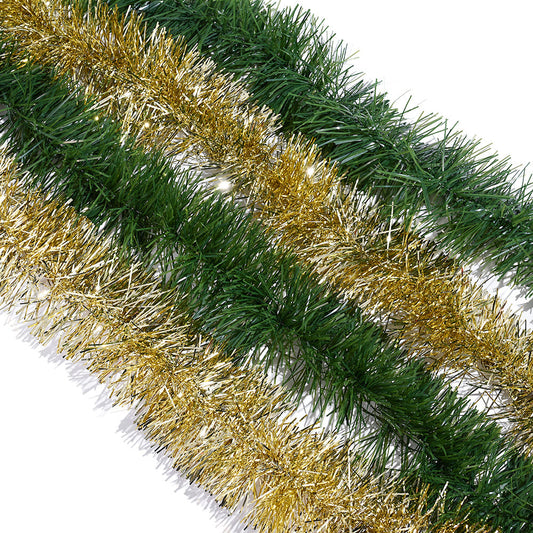 Gold & Green Christmas Color Bar Decoration