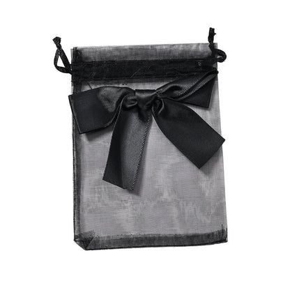 10PCS Organza Drawstring Gift Bag Set with Bowknot