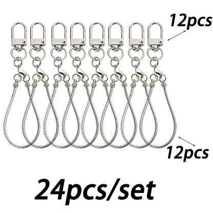 Blank Beadable Keychain Set