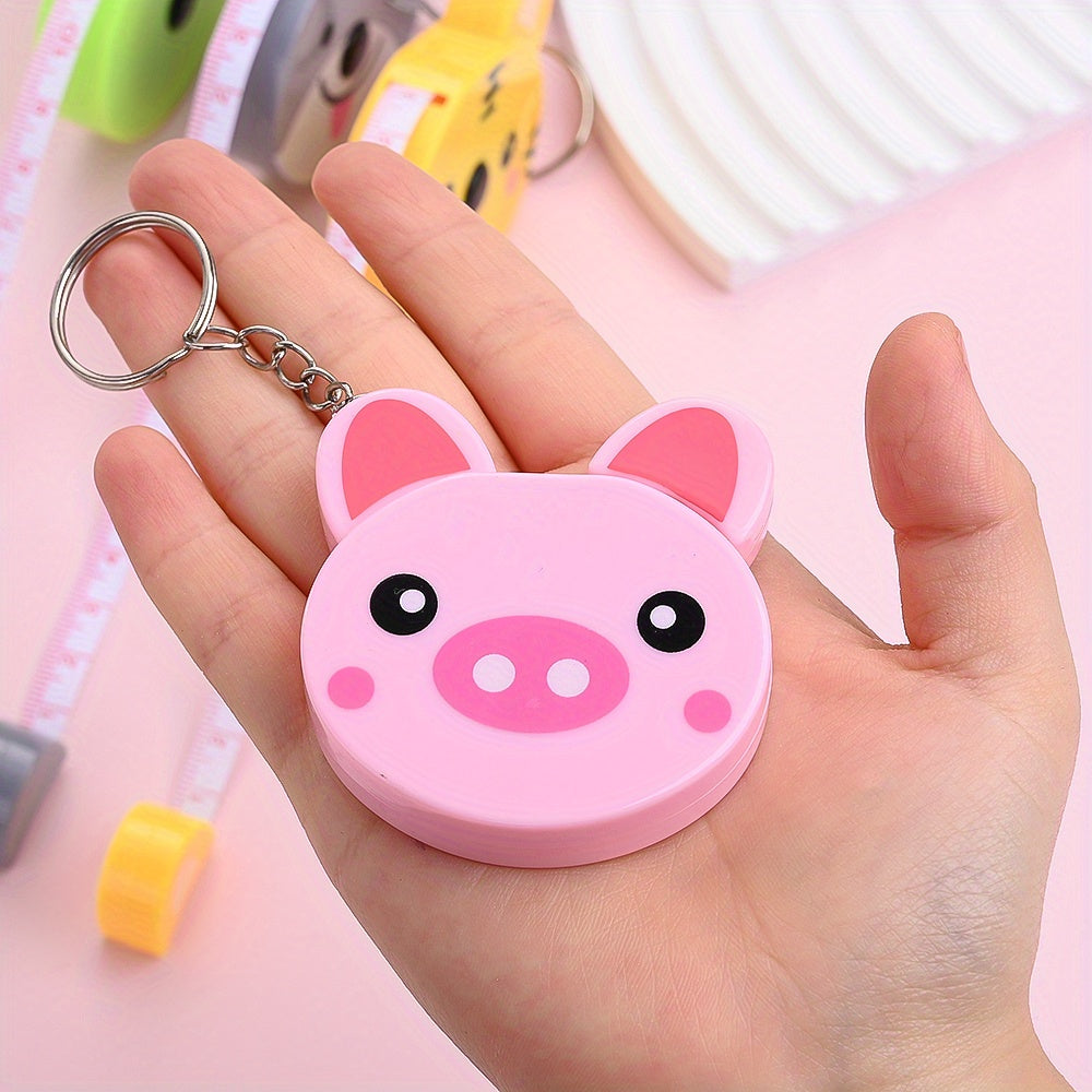 1PC 11.5×5.8cm Animal Series Mini Soft Measuring Tape