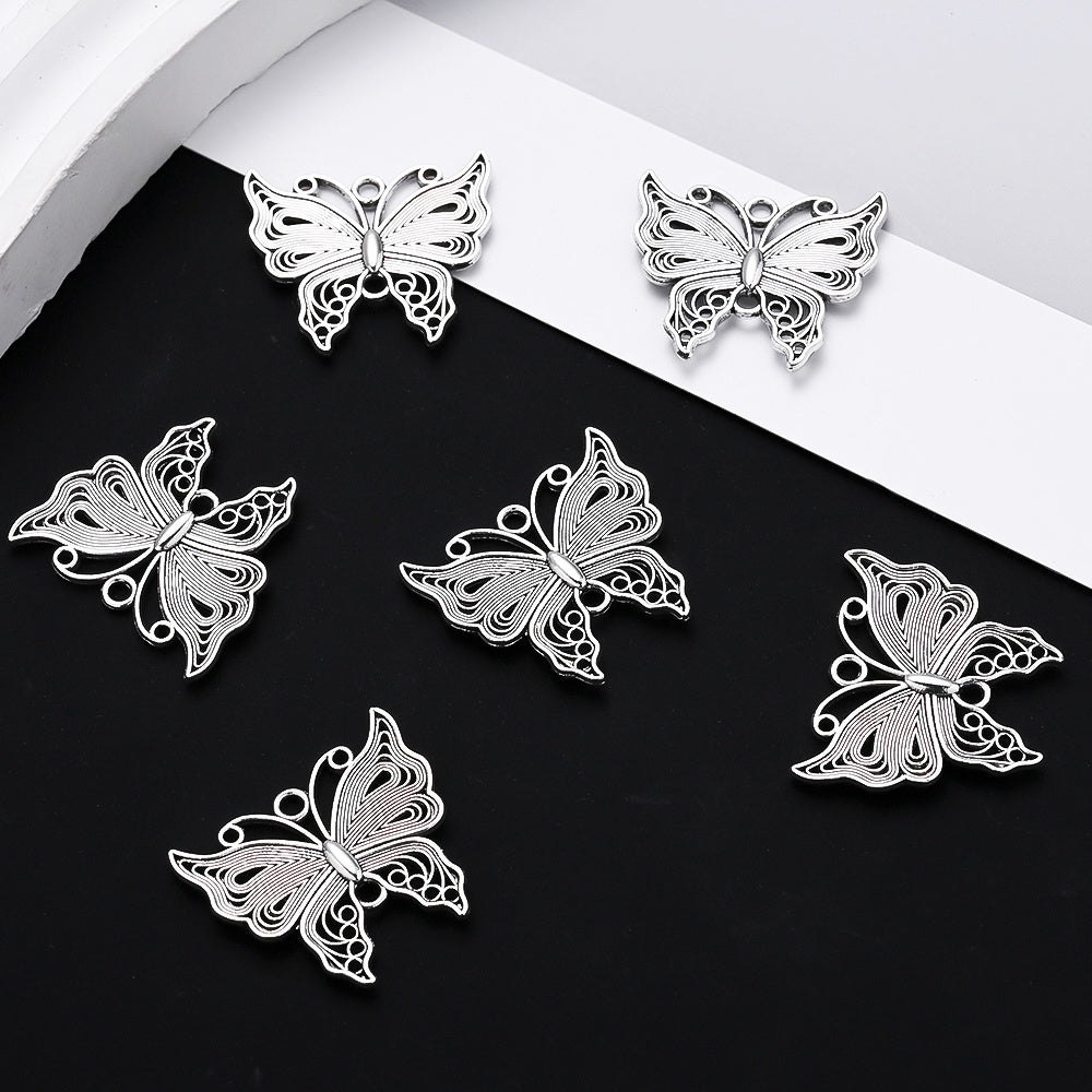 Vintage Butterfly Alloy Charms