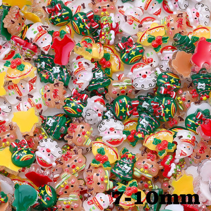 Christmas Resin Flatback Embellishments