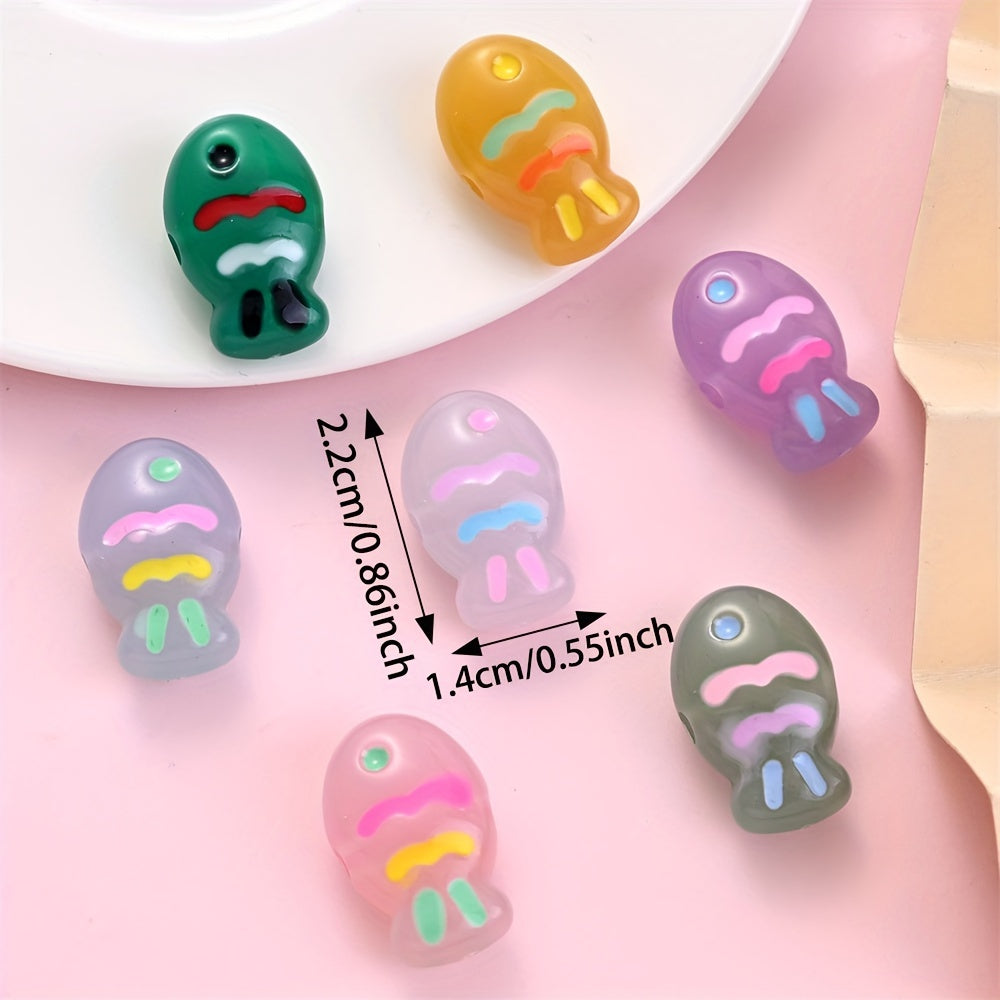 Luminous Fish Acrylic Beads