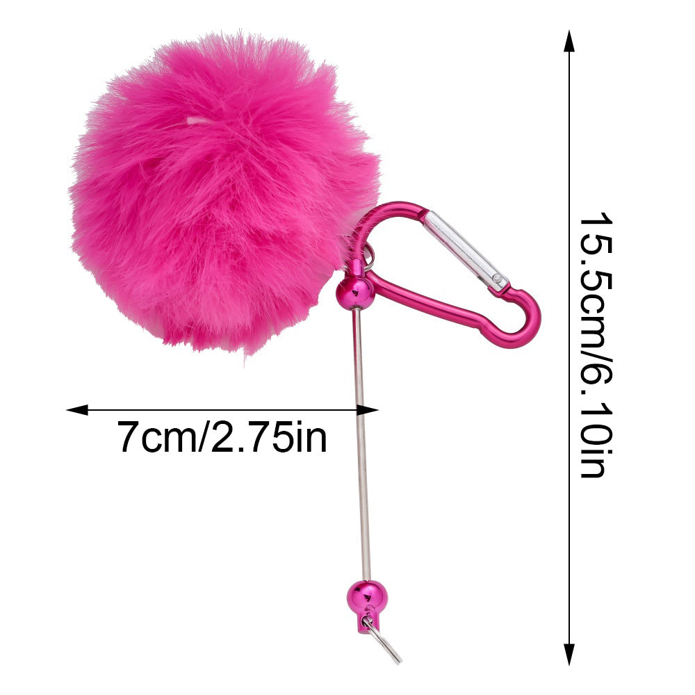 7-Piece 15.5x7 cm Climbing Buckles with Pom-Poms