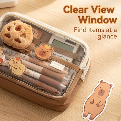 Capybara Pencil Case Set