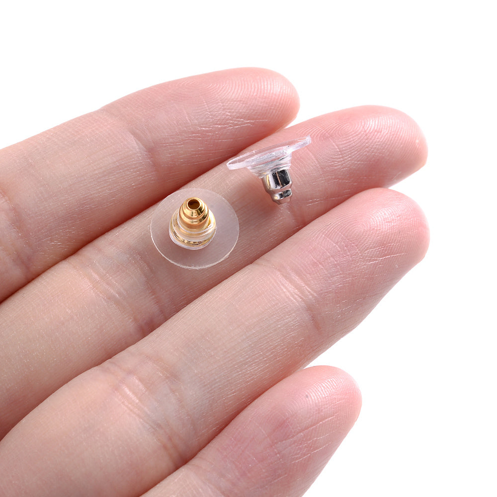 Bullet Clutch Earring Backs with Pads