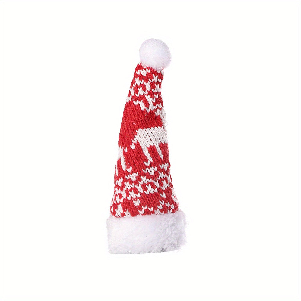 Christmas Knit Santa Hat Cutlery Holder