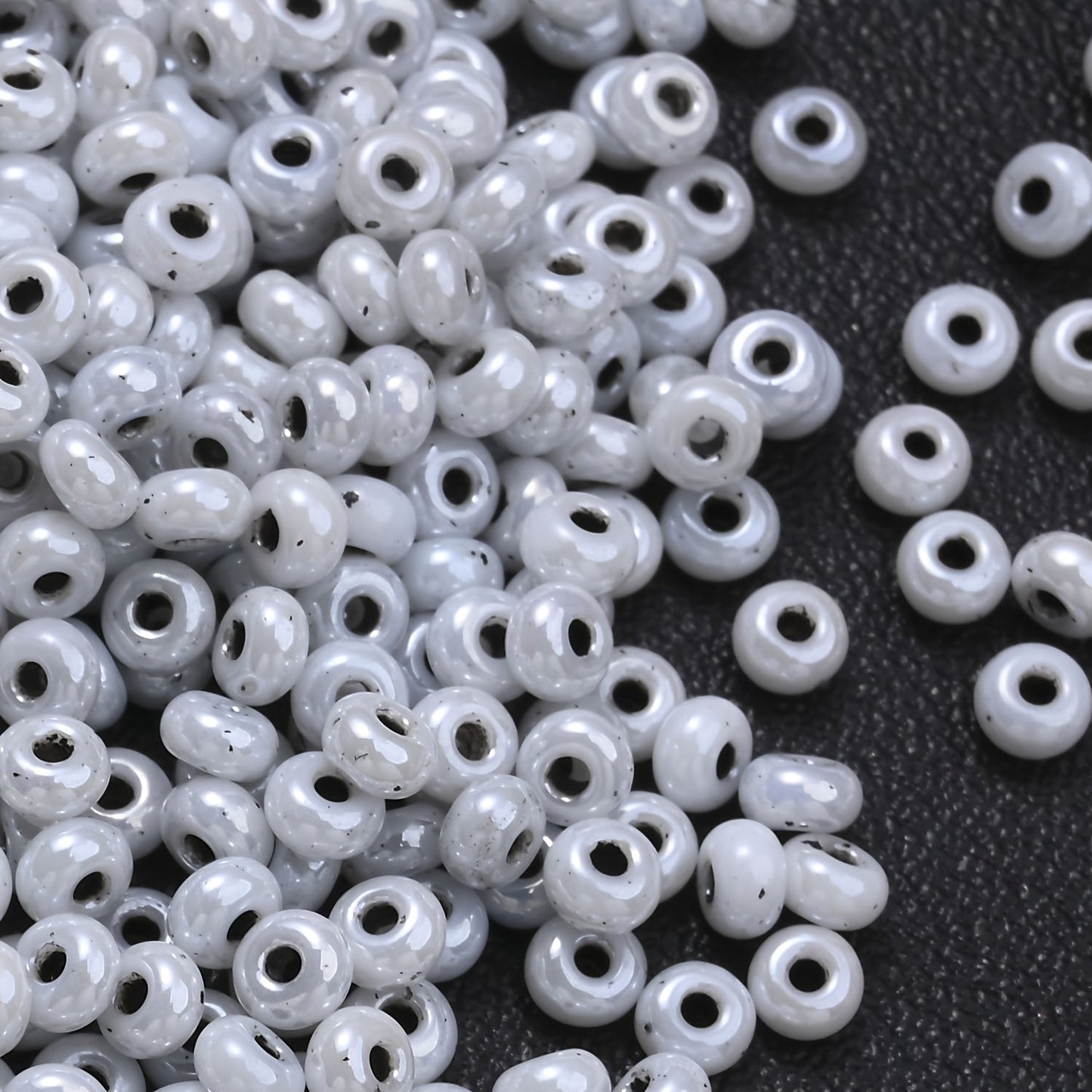 Colorful 3 mm Donut Rice Spacer Beads