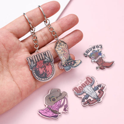 Cowboy Series Acrylic Charms